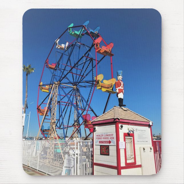 Balboa Fun Zone, Newport Beach, Kalifornien Mousepad (Vorne)