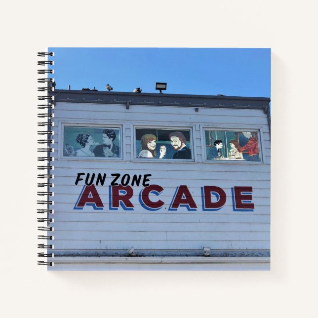 Balboa Fun Zone, Newport Beach, Kalifornien Notizbuch (Vorderseite)