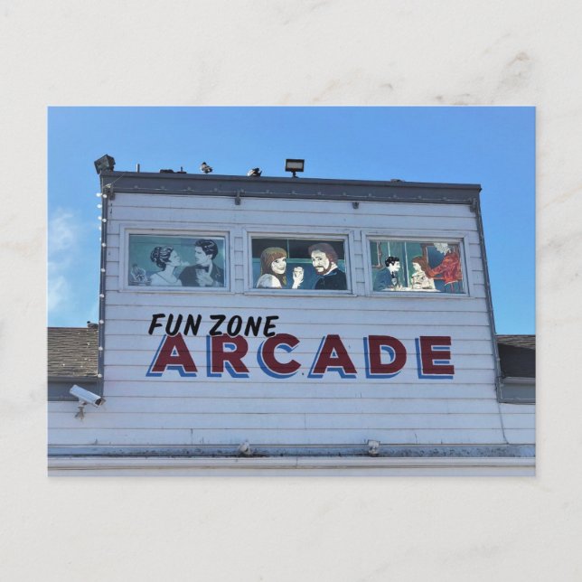 Balboa Fun Zone, Newport Beach, Kalifornien Postkarte (Vorderseite)