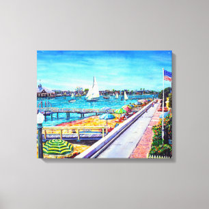 Balboa-Insel-Newport-Strand CA Leinwanddruck
