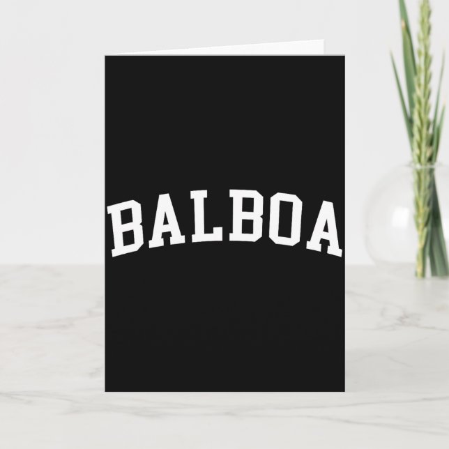 Balboa  karte (Vorderseite)