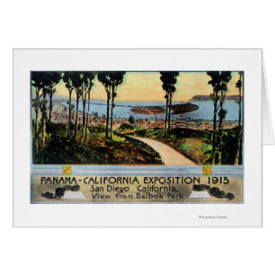 Balboa-Park-Ansicht der Stadt, Panama-CA