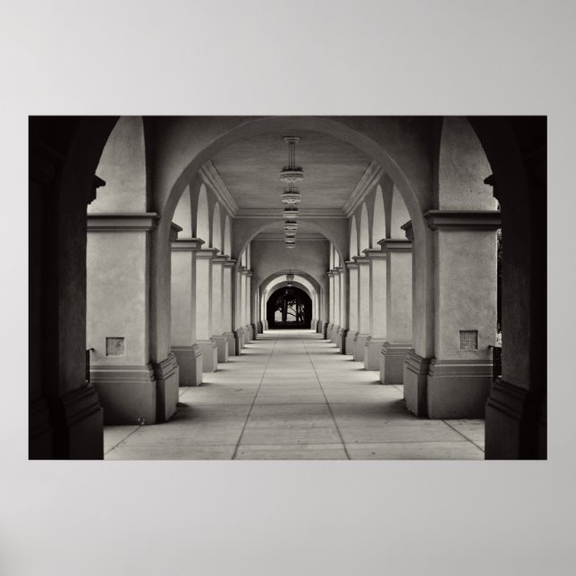 Balboa Park Archways Poster (Vorne)