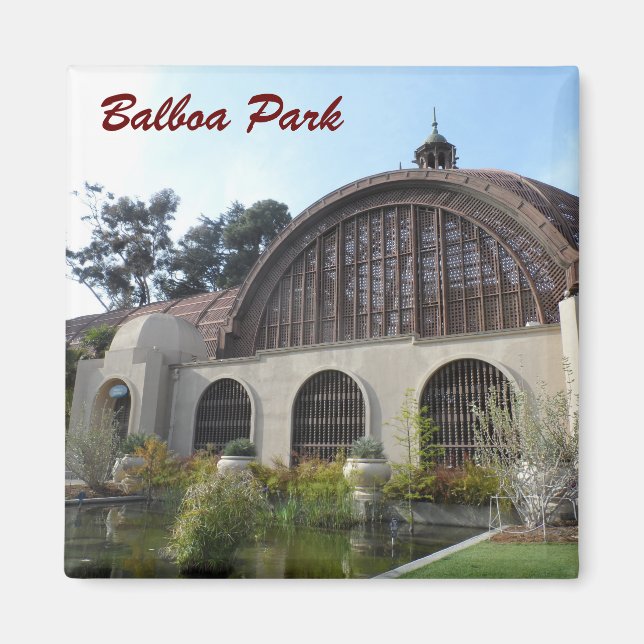 Balboa Park Botanischer Garten - San Diego Magnet (Vorne)
