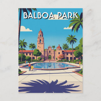 Balboa Park San Diego CA Travel Postkarte