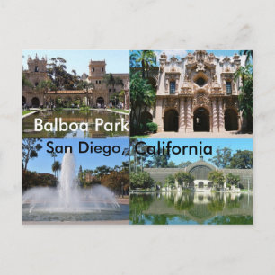 Balboa Park, San Diego, Kalifornien Postkarte