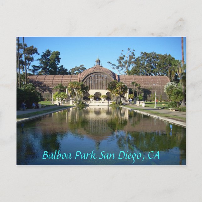 Balboa Park San Diego Postkarte (Vorderseite)