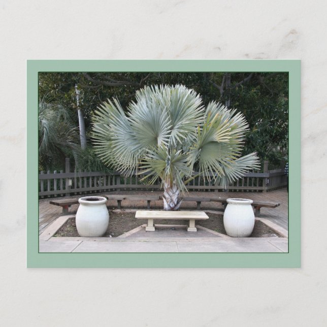 Balboa Park Szene erinnert an Maxfield Parrish Postkarte (Vorderseite)