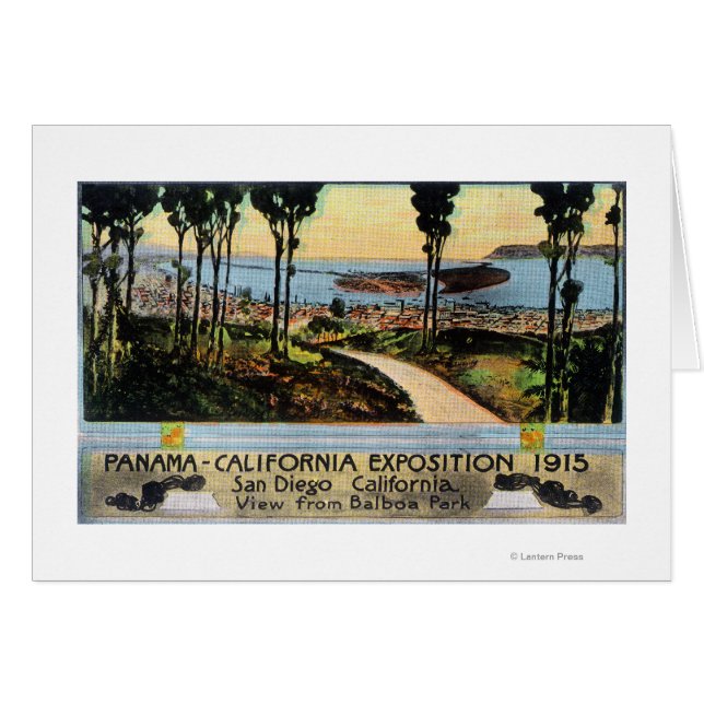 Balboa Park View City, Panama-CA Expo (Vorderseite (Horizontal))