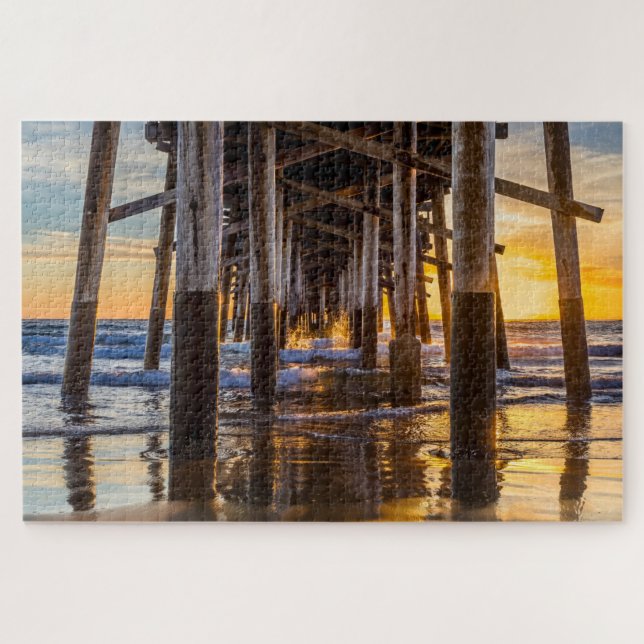 Balboa Pier Pilings Puzzle (Horizontal)