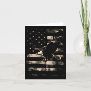 Bald Adler 4. Juli USA Flaggen Patriotische Not Karte