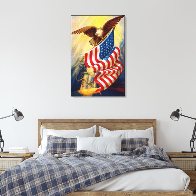 Bald Adler 4. Juli verheert Leinwanddruck (Insitu (Schlafzimmer))