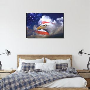 Bald Adler 4. Juli verheert Leinwanddruck