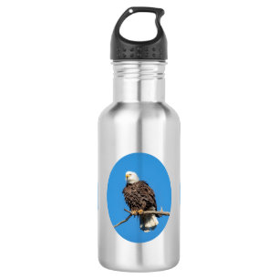 Bald-Adler auf einem Baumzweig Trinkflasche