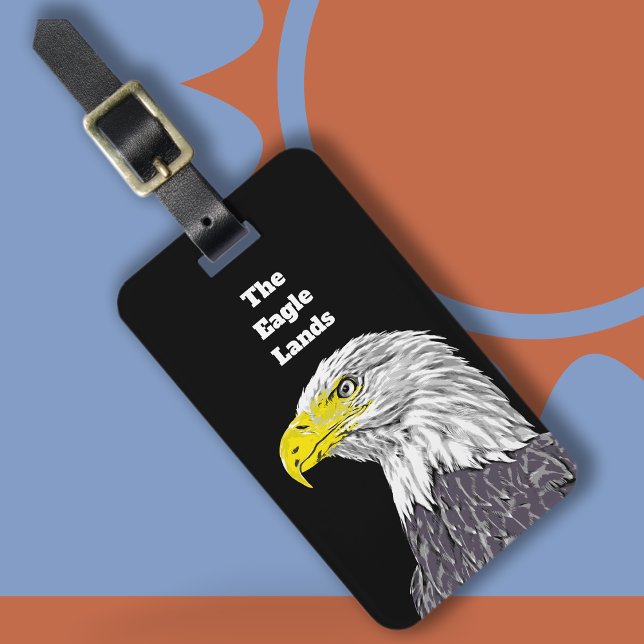 Bald Adler - Der Gepäcktag der Adlerländer Gepäckanhänger (The Eagle Lands)