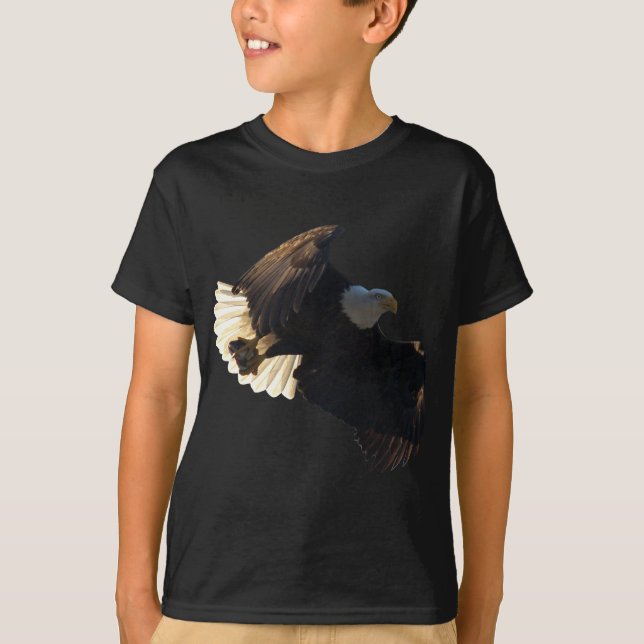 Bald-Adler-Flugabholung II T-Shirt (Vorderseite)