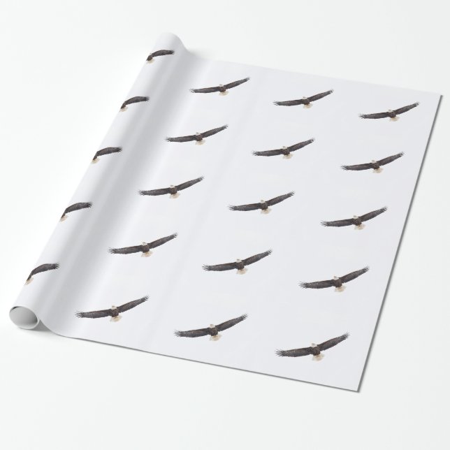 Bald-Adler Geschenkpapier (Ungerollt)