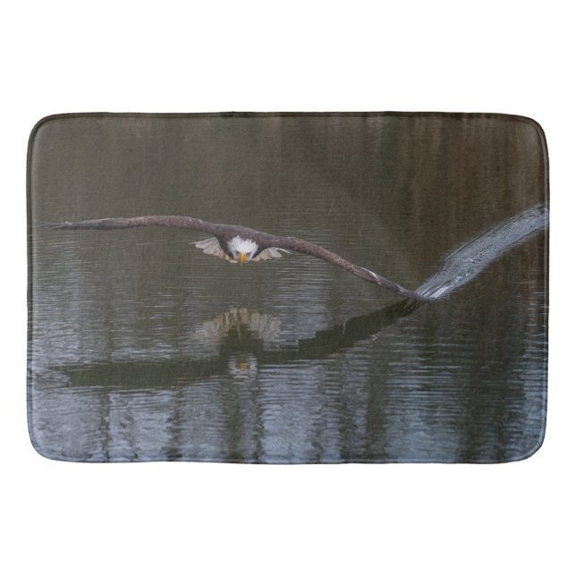 Bald Adler im Flug Badematte (Vorderseite)