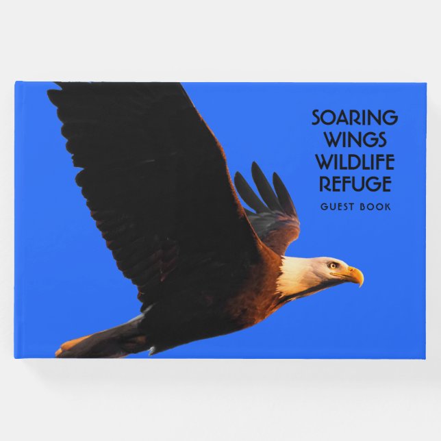 Bald Adler im Flug der Natur Gästebuch (Vorderseite)