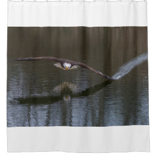 Bald Adler im Flug Duschvorhang
