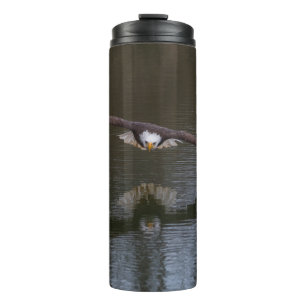 Bald Adler im Flug Thermosbecher