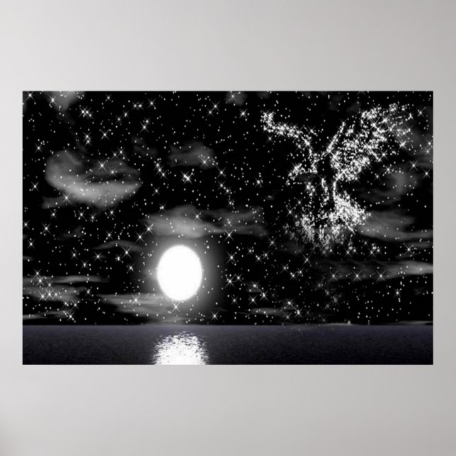 Bald Adler im Sternposter Poster (Vorne)