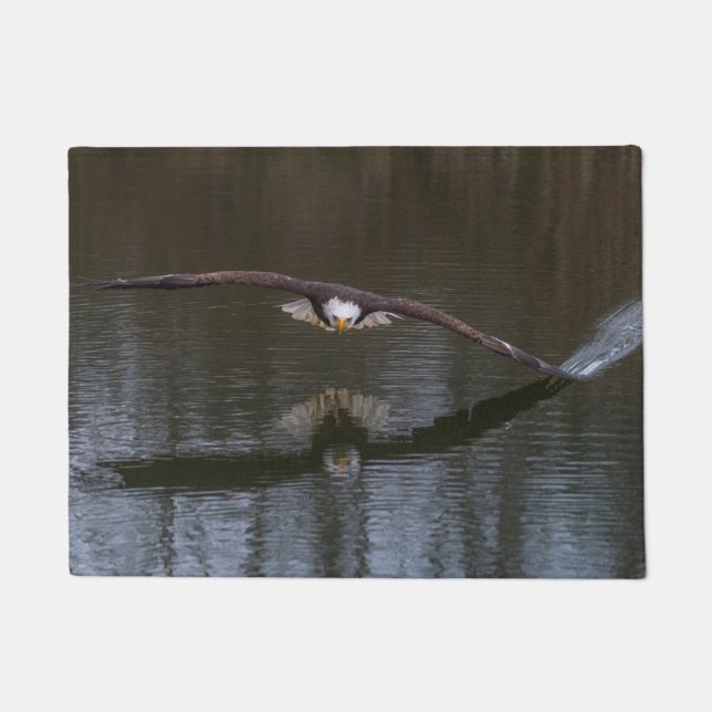 Bald Adler in Flight Doormat Fußmatte (Vorderseite)