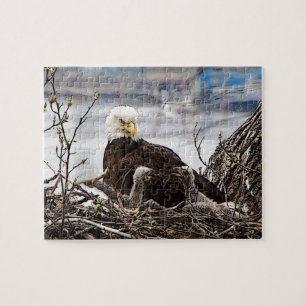 Bald-Adler mit Adlern Puzzle