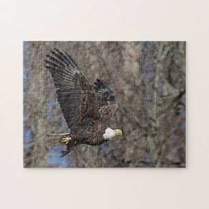 Bald-Adler mit Katfisch Puzzle