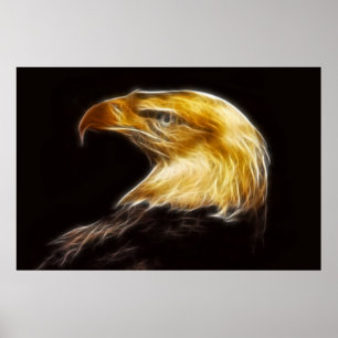 Bald Adler mit Power-Plakat Poster