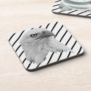 Bald-Adler-Ölfarbe, Getränkeuntersetzer