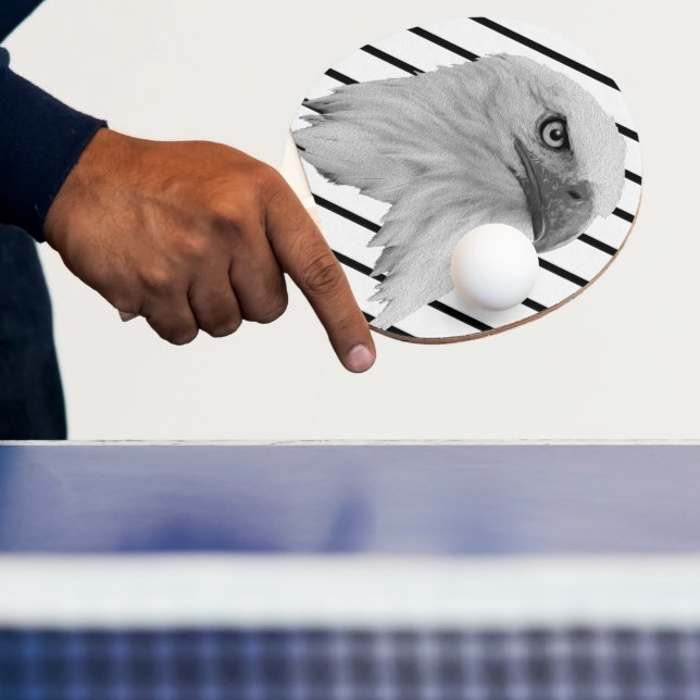 Bald-Adler-Ölfarbe, Tischtennis Schläger (InSitu)