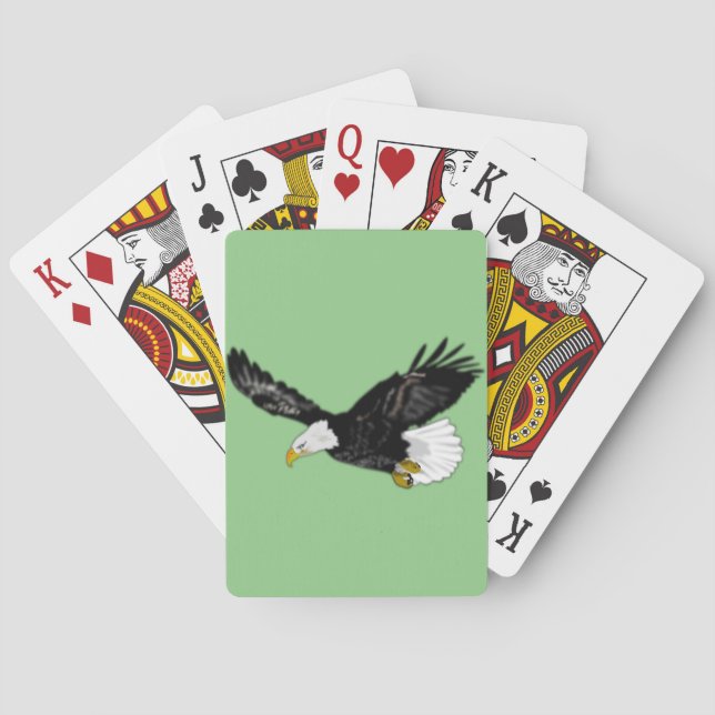 Bald Adler Playing Cards - Farbe auswählen Spielkarten (Rückseite)