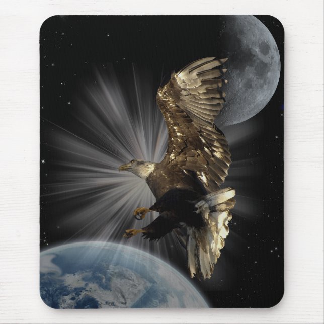 Bald Adler "POSSIBILITIES" Motivierend Mousepad (Vorne)