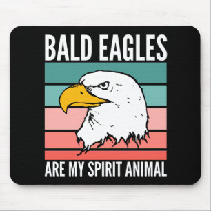 Bald Adler sind mein Geist Tier Mousepad