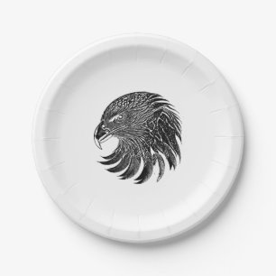 Bald Adler Vintage Kunst Pappteller