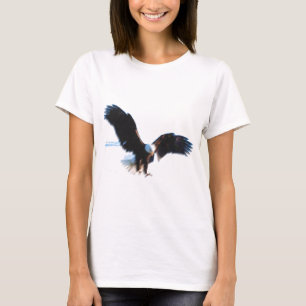 Bald American Eagle Landing T-Shirt