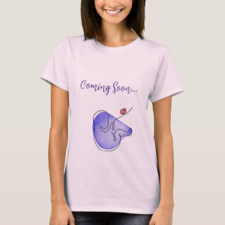 Bald - Ankündigung von Neugeborenen T-Shirt