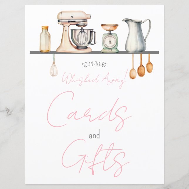 Bald auf den Weg! Duschkarten und Geschenksign (Vorderseite)