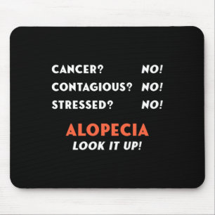 Bald Balding Alopecia Areata Haarausfall Problem A Mousepad