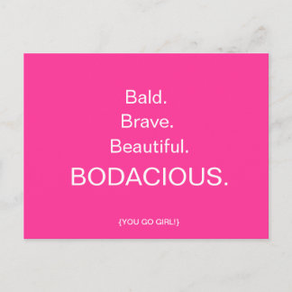 BALD & BODACIOUS Postcard bis April McCallum Postkarte