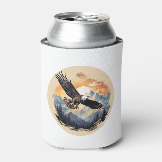 Bald Eagle als Amerikas Symbol Dosenkühler (Kanne Vorderseite)