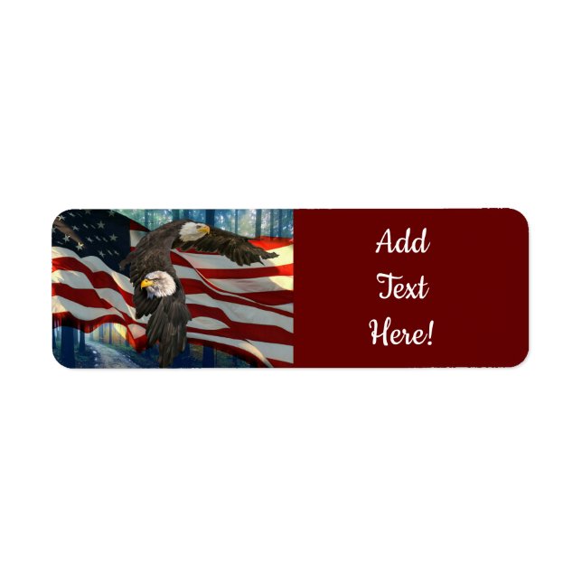 Bald Eagle American Flag (Vorne)