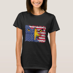 Bald Eagle American Flag USA 4. Juli T-Shirt