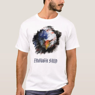 *~* Bald Eagle - American USA Flag Red White Blue T-Shirt