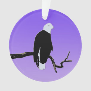 Bald Eagle at Sunset - Ursprüngliche Naturkunde Ornament