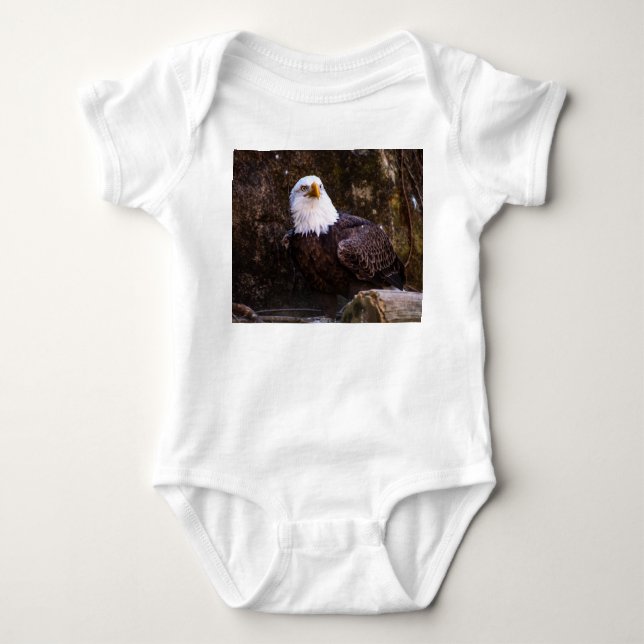 Bald Eagle Baby Strampler (Vorderseite)
