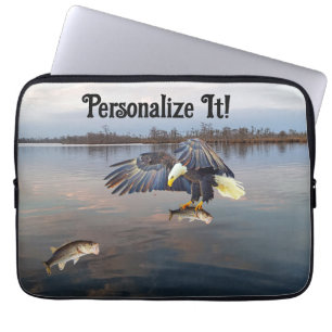 Bald Eagle Bass Fishing Laptopschutzhülle