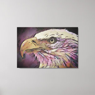 Bald Eagle Bird Artwork Leinwanddruck