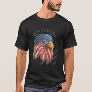 Bald Eagle Bird USA Flag Schrei für die USA T-Shirt